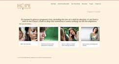 Desktop Screenshot of hopeafterabortion.com